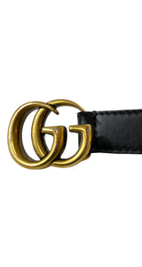 Cinturón GG Marmont Delgado