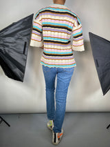 Polera Tejida de Rayas