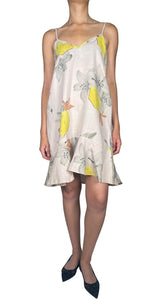 Vestido Lino Estampado