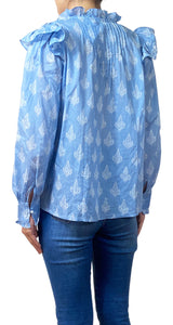 Blusa Azul Paisley