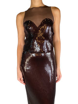 Top Lentejuelas Café