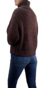 Sweater Tejido Burdeo