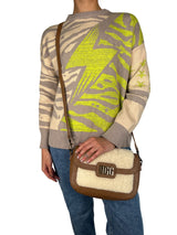 Bandolera Dalton Oveja y Cuero