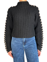 Sweater Con Detalle Trenzado