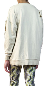 Poleron Beige Vuelos