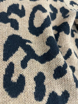 Sweater Blazer Animal Print
