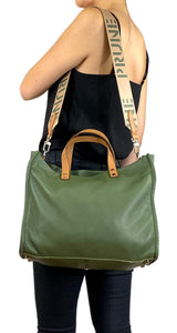 Bolso Verde Cuero