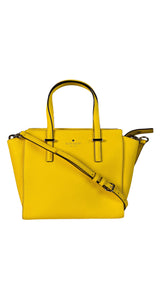 Bolso Amarillo Cuero