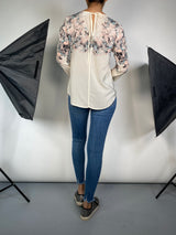 Blusa Seda Estampada