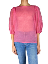 Blusa Traslucida Rosada