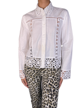 Blusa Blanca Crochet