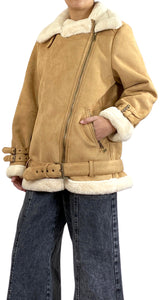 Chaqueta Café Gamuza