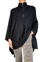 Poncho Con Cierre