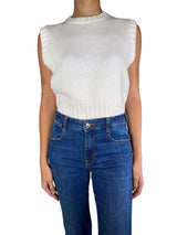 Sweater Tejido Sin Mangas