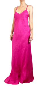 Vestido Lino Rosado
