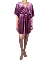 Vestido Velvet Morado