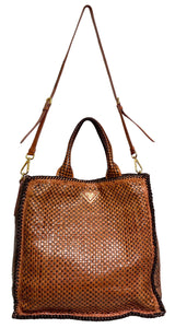 Bolso Cuero Trenzado