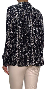 Blusa Negra Flores