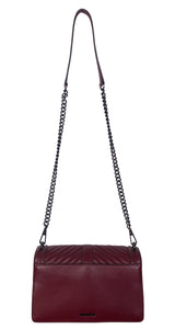 Cartera Cuero Burdeo