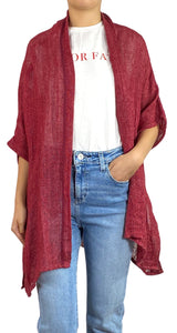 Kimono Burdeo Abierto