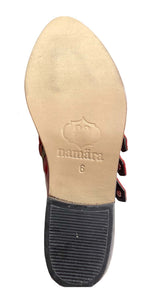 Botines Charol Rojo Estellas