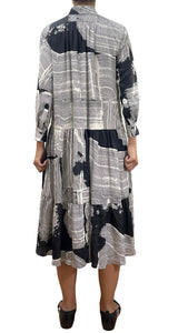 Vestido Blanco y Negro