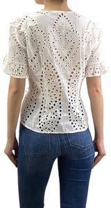 Blusa Blanca Broderie