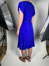 Vestido Cruzado Azul