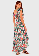 Vestido Apricot Blanco - Calce Ajustado