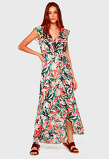 Vestido Apricot Blanco - Calce Ajustado