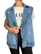 Chaqueta Denim Sin Mangas