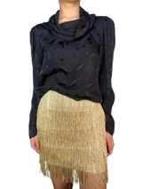 Blusa Detalles Satinados