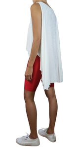 Blusa Blanca Sin Mangas