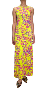 Vestido Verde Estampado