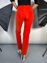 Pantalon Cotele Rojo