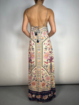 Vestido Viscosa Fibras Metalizadas