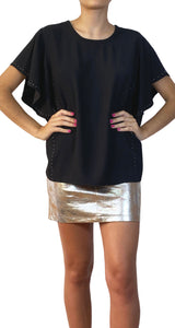 Blusa Negra Tachas