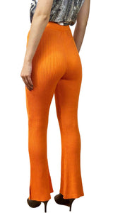 Pantalón Naranjo Fruncido