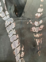 Vestido Negro Tie Dye