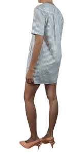 Vestido Blanco Rayas