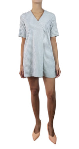 Vestido Blanco Rayas