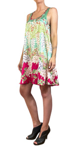 Vestido Verde Espejitos