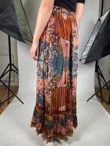 Falda Multicolor Estampada