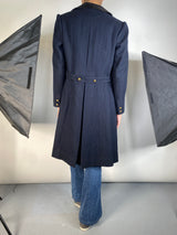 Abrigo Azul Marino de Lana