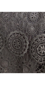 Blusa Macramé Negro