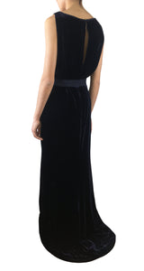 Vestido Sin Mangas Plush Azul