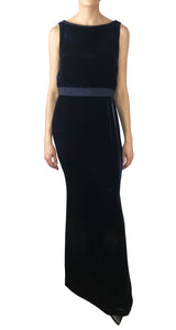 Vestido Sin Mangas Plush Azul