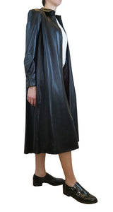 Vestido Faux Leather Negro