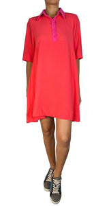 Vestido Amplio Celine Fucsia