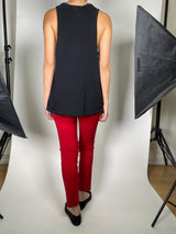 Polera Negra Sin Mangas